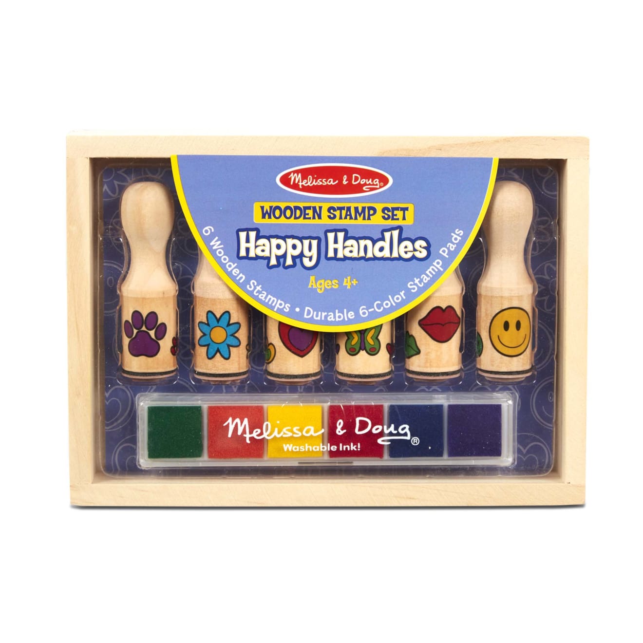 Wooden Stamp Set - Happy Handles Q3