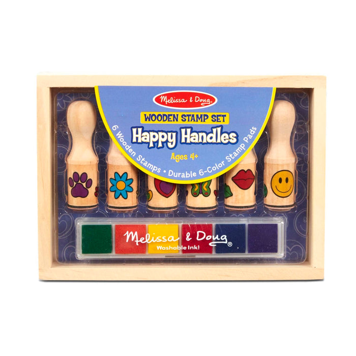 Wooden Stamp Set - Happy Handles T3