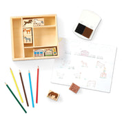 Wooden Stamp Set - Horses Z6