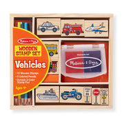 Wooden Stamp Set - Vehicles T6
