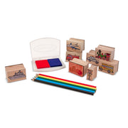 Wooden Stamp Set - Vehicles T6