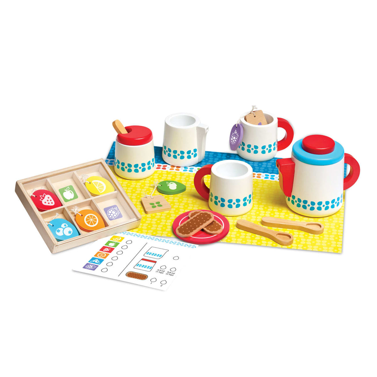 Wooden Steep & Serve Tea Set A0