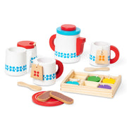 Wooden Steep & Serve Tea Set Q6
