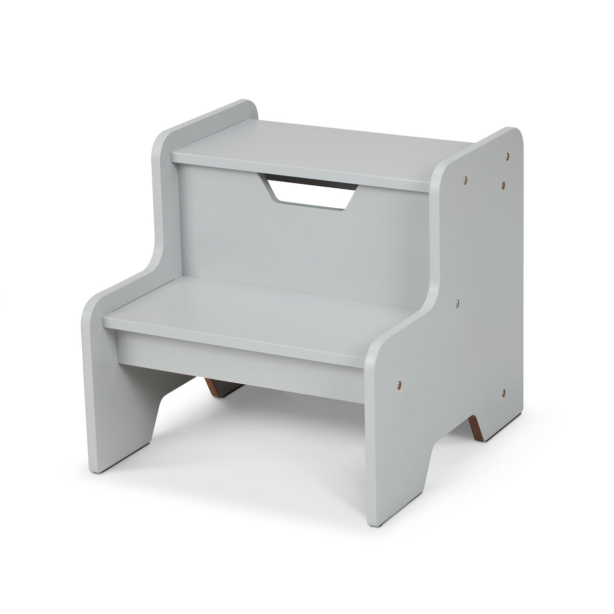 Wooden Step Stool – Gray Y6