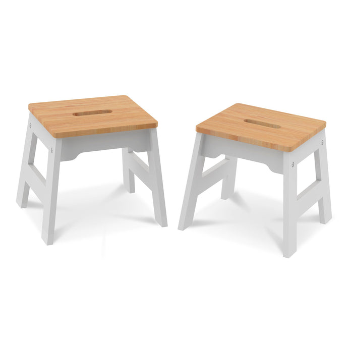 Wooden Stools – Set of 2 Z8