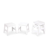 Wooden Stools – Set of 4 D5
