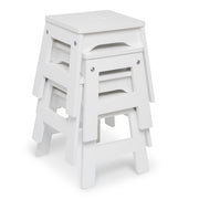 Wooden Stools – Set of 4 D5