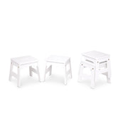 Wooden Stools – Set of 4 D5