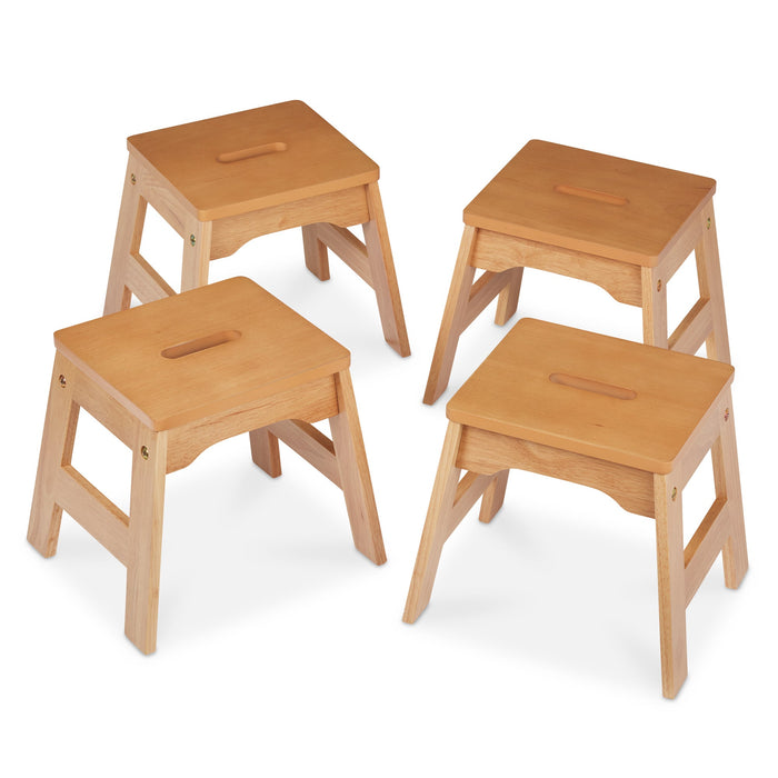 Wooden Stools – Set of 4 F5