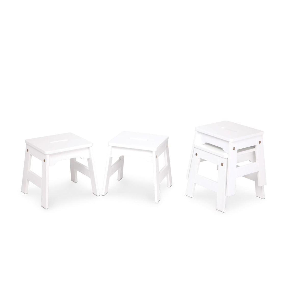 Wooden Stools – Set of 4 O2