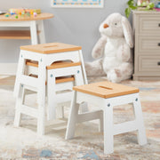 Wooden Stools – Set of 4 P7