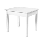 Wooden Table & Chairs - White V4