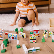 Wooden Town Play Set Z4