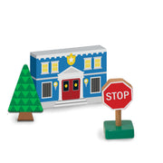 Wooden Town Play Set Z4