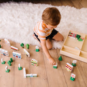 Wooden Town Play Set Z4