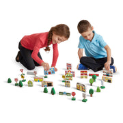 Wooden Town Play Set Z4