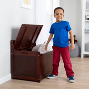 Wooden Toy Chest (Espresso) F6