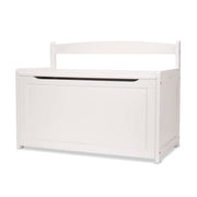 Wooden Toy Chest (White) S4