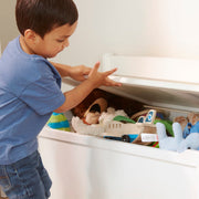 Wooden Toy Chest (White) S4