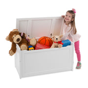 Wooden Toy Chest (White) S4
