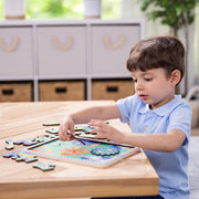 Wooden Underwater Gear Puzzle – 18 Pieces Z7