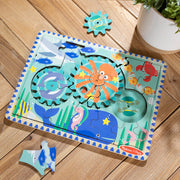 Wooden Underwater Gear Puzzle – 18 Pieces Z7