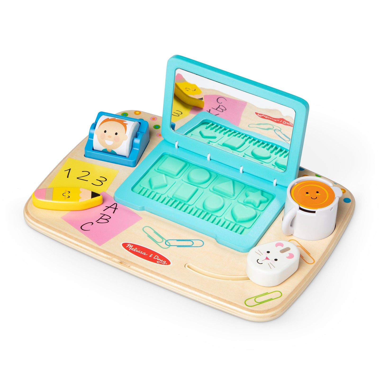 Wooden Work & Play Desktop Activity Board A8
