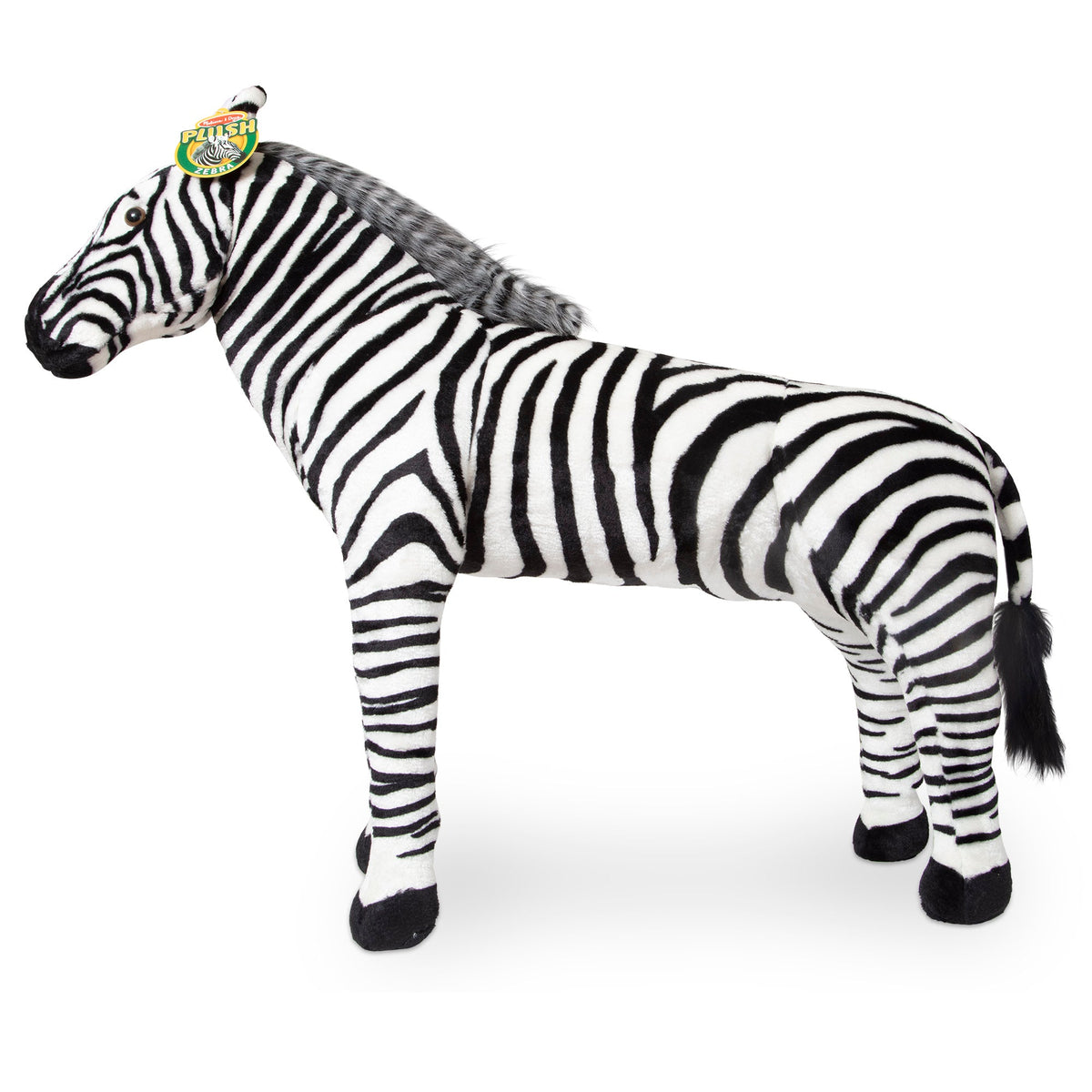 Zebra Lifelike Plush Stuffed Animal S2