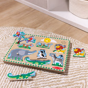 Zoo Animals Sound Puzzle - 8 Pieces A3