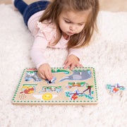 Zoo Animals Sound Puzzle - 8 Pieces A3
