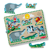 Zoo Animals Sound Puzzle - 8 Pieces Y7