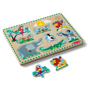 Zoo Animals Sound Puzzle - 8 Pieces Y7